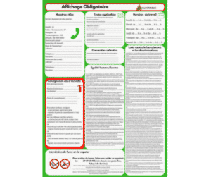 Entreprise - Affichage obligatoire